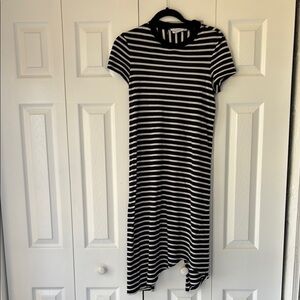 N/Nicholas Black and White Striped Dress size 2